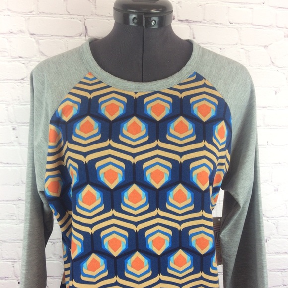 New SOFT sporty Women’s Baseball raglan Randy T shirt Long loose fit mid sleeve - Picture 1 of 8